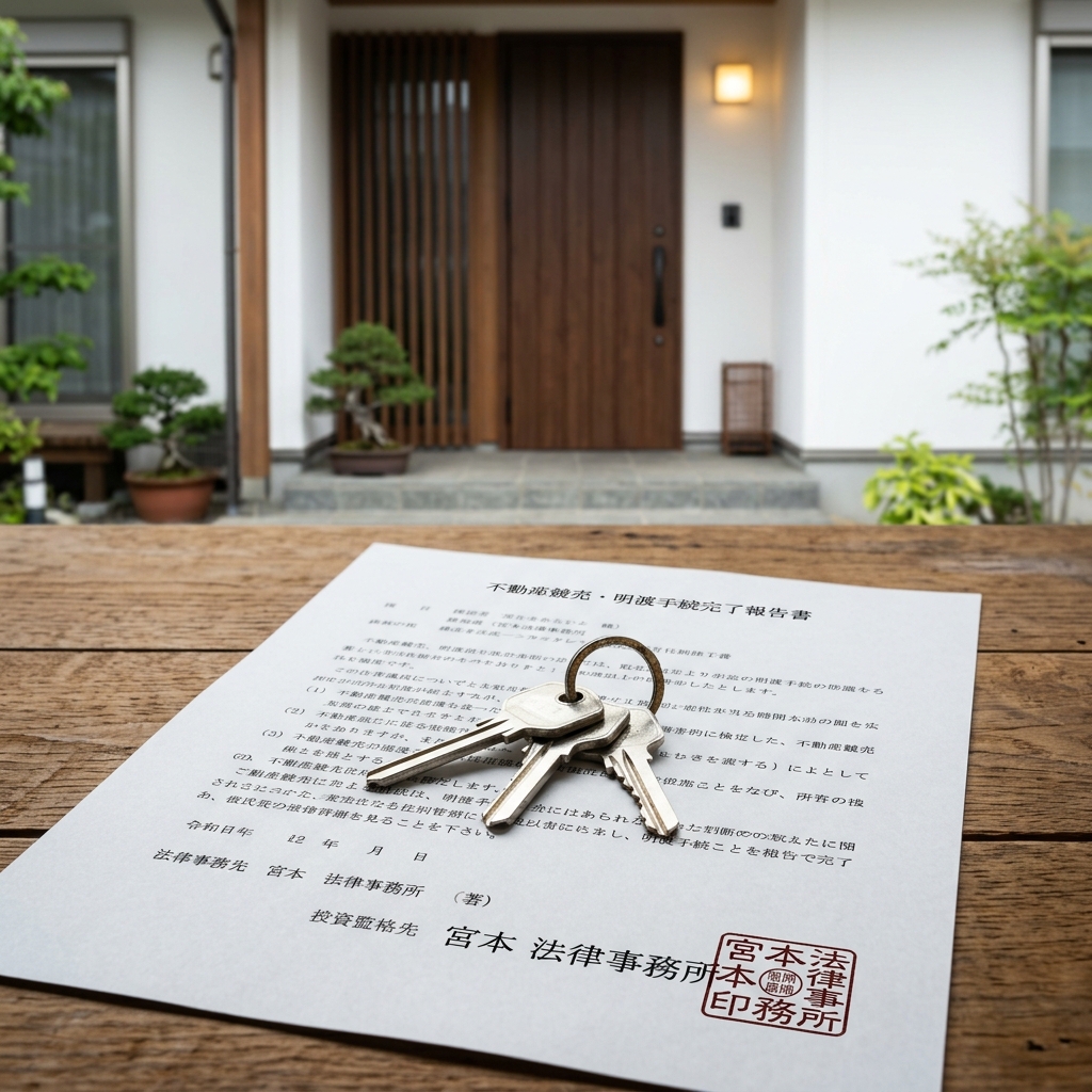 落札後の「引渡命令」と「強制執行」:占有者が退去しない時の完全対策ガイド