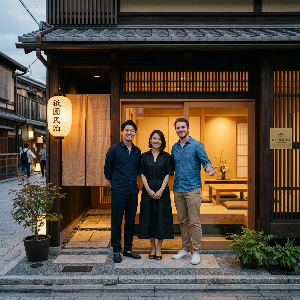 京都の伝統的な京町家を競売で落札。民泊ビジネスで成功した実例